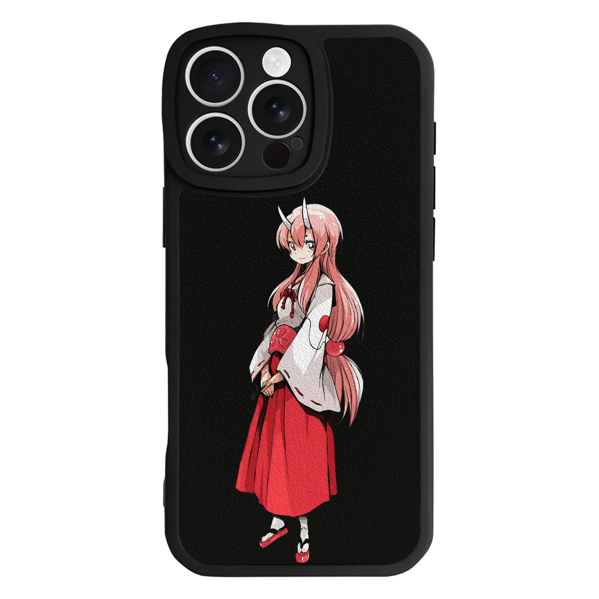 転スラ Regarding Reincarnated to Slime 【iPhone 16シリーズ対応】シリコンスマホケース（レザー調） 材質：シリコン